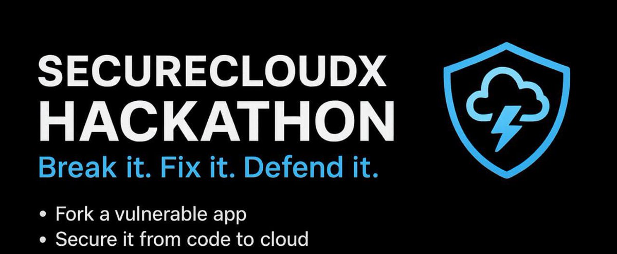 securecloudX's tweet image. something cool is coming! security from code to cloud. Its security packed. A lot of concepts in one project. I mean a lot🔥

Head over to securecloudx.pages.dev 
#cloudsecurity #securecloudx #DevSecOps #hackathon