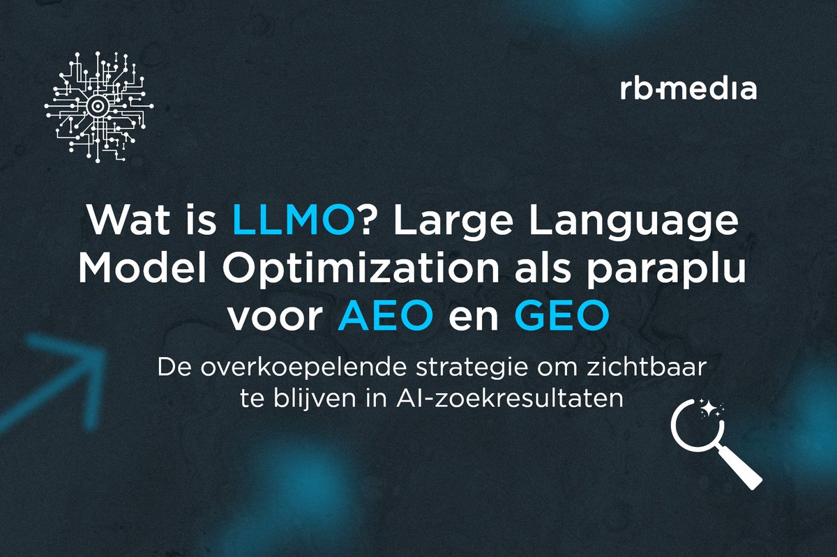 Wat is LLMO? #AI speelt een steeds grotere rol in hoe mensen online zoeken. Daardoor duikt ook een nieuwe term op in de  online wereld: #LLMO. Dit staat voor Large Language Model Optimization en vormt een paraplubegrip voor #AEO en #GEO. Lees meer: tinyurl.com/llmo24