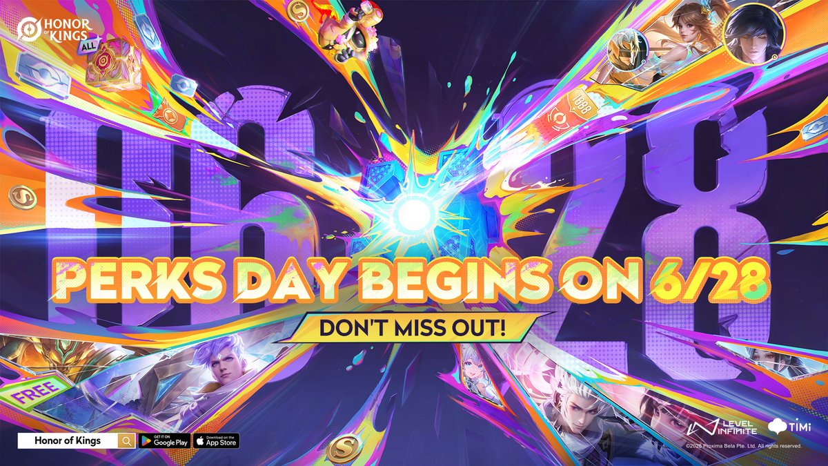 HonorOfKings's tweet image. 💢The multiverse is broken...
📈Peaks day loading...​​
❓️What did you find out from the poster?​

Download Honor of Kings now！
👉honorofkings.live/download

#HonorofKings #HOK #HOKPLUS #MultiverseJourney