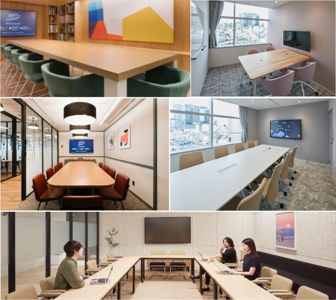 WORKUS_official's tweet photo. 「うわ、社内の会議室がずっと埋まっている、、」みたいことはありませんか？
適したサイズの会議室がなくて悩むことも多いのでは。
WORKUSでは10名以上で使える大きな会議室など、用途に応じて様々なタイプの会議室を提供しています！

▼無料会員登録はこちら
https://t.co/PzuHR55bwI 
#貸会議室 https://t.co/u0RMZvqNDf