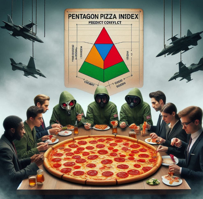 Pizzabestellungen im #Pentagon-Gebiet gelten als ungewöhnlicher, aber präziser Indikator für geopolitische Konflikte, von #Kuwait 1990 bis #Iran 2024 und #Israel-Iran 2025. Steigende Bestellungen deuten auf nächtliche Aktivitäten hin. Ein bemerkenswerter Zusammenhang.