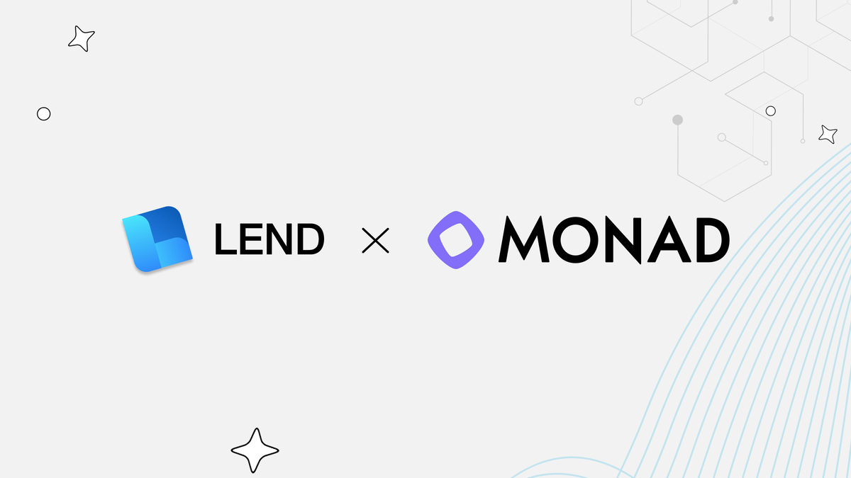 Our testnet is live on <a href="/monad_xyz/">Monad ⨀</a>!

We’re incredibly excited for LEND to be deployed on Monad on mainnet!

Right now, our testnet event is LIVE, and we can’t wait for you to try out the future of omnichain lending. 💥

Let's see what this means for the 🟣 community👇🧵