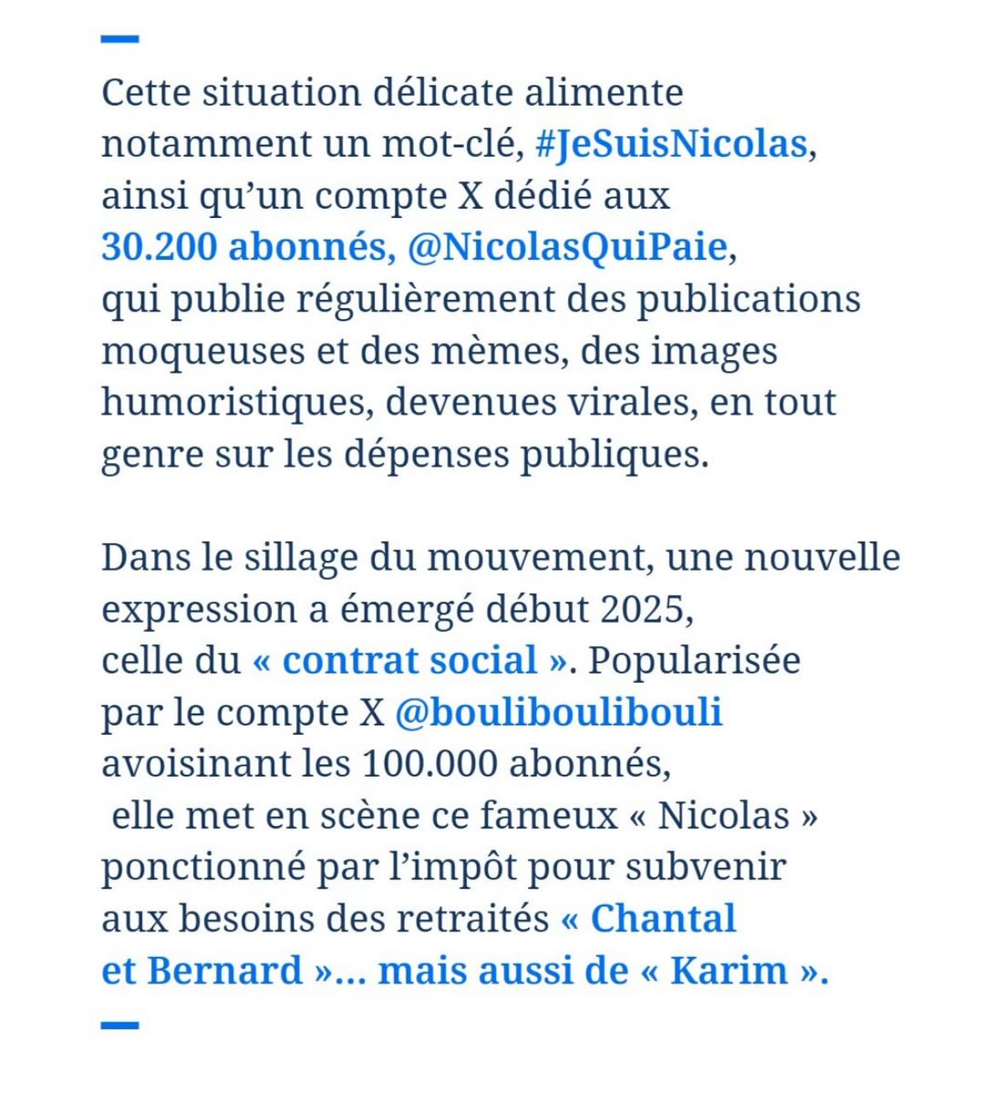 Sur quoi je tombe en ouvrant insta ???  Ahahah <a href="/bouliboulibouli/">Bouli ☃️</a> <a href="/NicolasQuiPaie/">Nicolas 💸</a>
