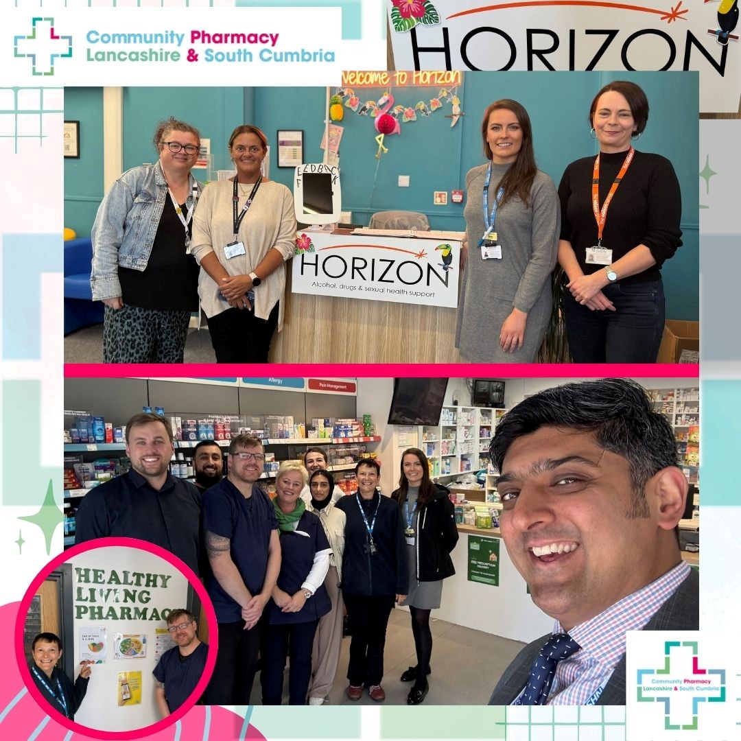 CPLSC (@compharmlsc) on Twitter photo CPLSC CE Mubasher joined Kayleigh <a href="/DelphiMedical/">Delphi Medical</a> & team at Horizon <a href="/BpoolCouncil/">Blackpool Council</a> & Talbot Road Pharmacy to review improvements in the newly agreed SLA, boosting workforce flexibility & patient care in local substance misuse services. CPLSC CE Mubasher joined Kayleigh <a href="/DelphiMedical/">Delphi Medical</a> & team at Horizon <a href="/BpoolCouncil/">Blackpool Council</a> & Talbot Road Pharmacy to review improvements in the newly agreed SLA, boosting workforce flexibility & patient care in local substance misuse services.