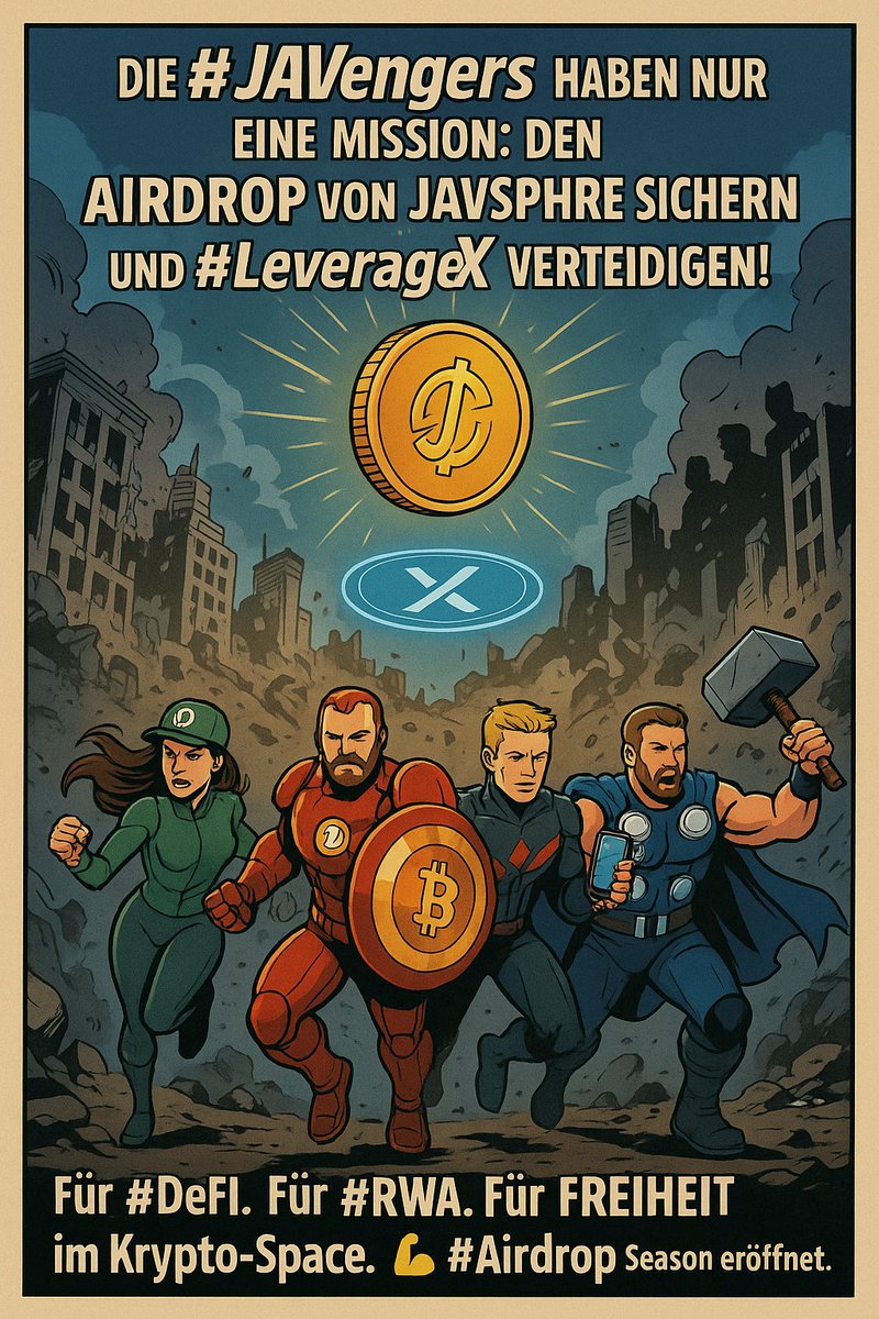 zwackie1985's tweet photo. GM #Javengers. Ein guter Tag um ein wenig Aktivität für #LeverageX @Javsphere auf X zu zeigen.

#AirdropAlert siehe unten https://t.co/etQW4Q7zPL
