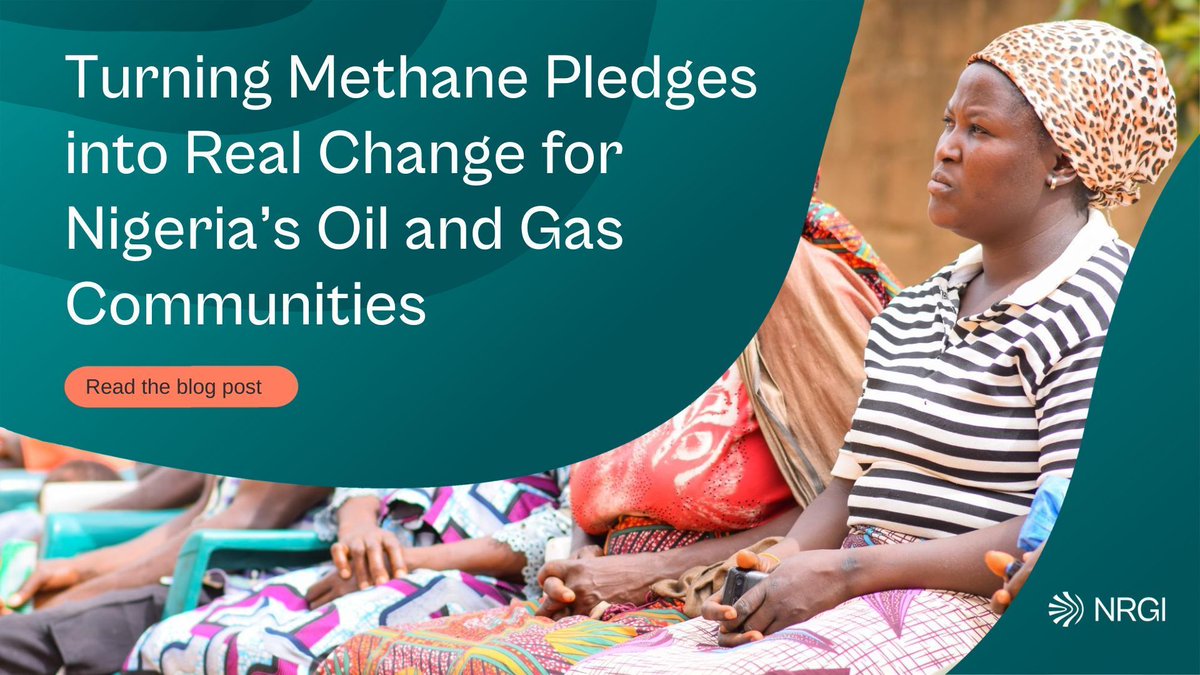 For decades, oil and gas communities in Nigeria have paid the price for methane pollution.

In this article, NRGI’s @ahhmard and @Tgikoli7 share their stories and explore how the government can turn methane promises into tangible actions.

Learn more: resourcegovernance.org/articles/turni…