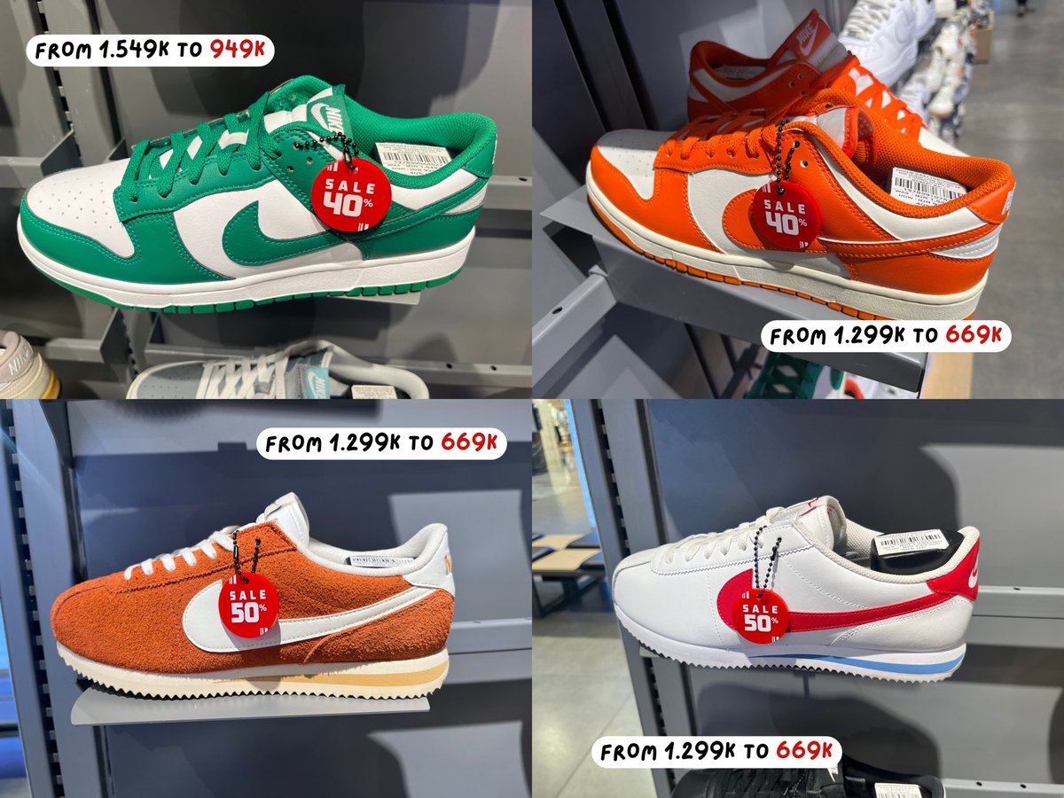 jqived's tweet image. ‼️OPEN JASTIP SALE UP TO 50% NIKE, ADIDAS, HOKA, ASICS, NB‼️

[HELP rt juseyoo]

hai aku open jastip sepatu nih, harga di foto sudah inc jastip, detail foto dan harga bisa join grup yaa
 
aku open jastip JxB juga fee start 5k, ship dari bekasi dan bisa co oren untuk ongkir iaa