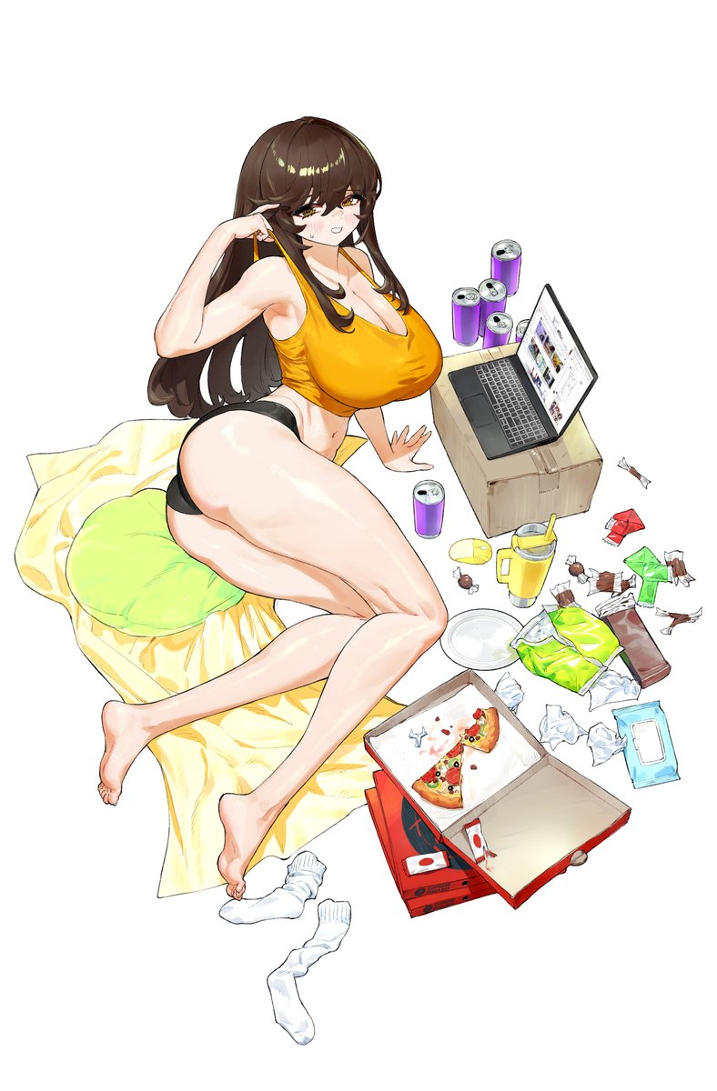 더운 날 집에서