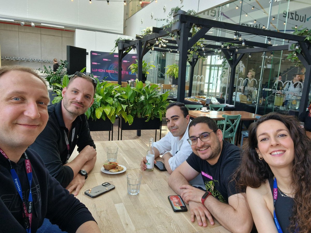 Christina Lekati (@christinalekati) on Twitter photo Very grateful for last week spent at <a href="/x33fcon/">/ˈziːf-kɒn/</a>!
✅️ Gave a training on #socialengineering & #OSINT
✅️ Attended the conference & learned from others
✅️ Reconnected and had a great time with old friends :) <a href="/mrgretzky/">Kuba Gretzky</a> & finally <a href="/SEINT_pl/">The SEINT, PhD</a> . So good to see you!
Can't ask for more! Very grateful for last week spent at <a href="/x33fcon/">/ˈziːf-kɒn/</a>!
✅️ Gave a training on #socialengineering & #OSINT
✅️ Attended the conference & learned from others
✅️ Reconnected and had a great time with old friends :) <a href="/mrgretzky/">Kuba Gretzky</a> & finally <a href="/SEINT_pl/">The SEINT, PhD</a> . So good to see you!
Can't ask for more!
