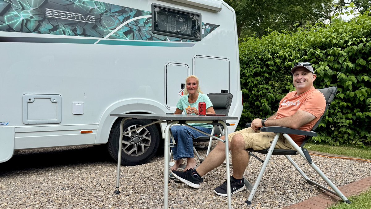 A nights stop at <a href="/SomersWoodCP/">Somers Wood CP</a> on the way to Cornwall ☀️☀️👍
