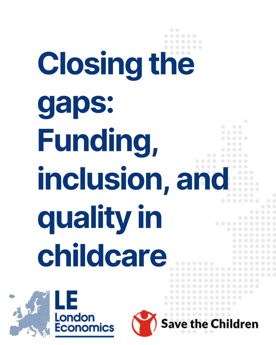 🚨Our analysis with <a href="/savechildrenuk/">Save the Children UK</a> highlights significant funding shortfalls in childcare provision in England and sets out measures to improve inclusion and quality.

▶️Read the <a href="/LondonEconomics/">London Economics, LE</a> summary here👇
londoneconomics.co.uk/blog/publicati…