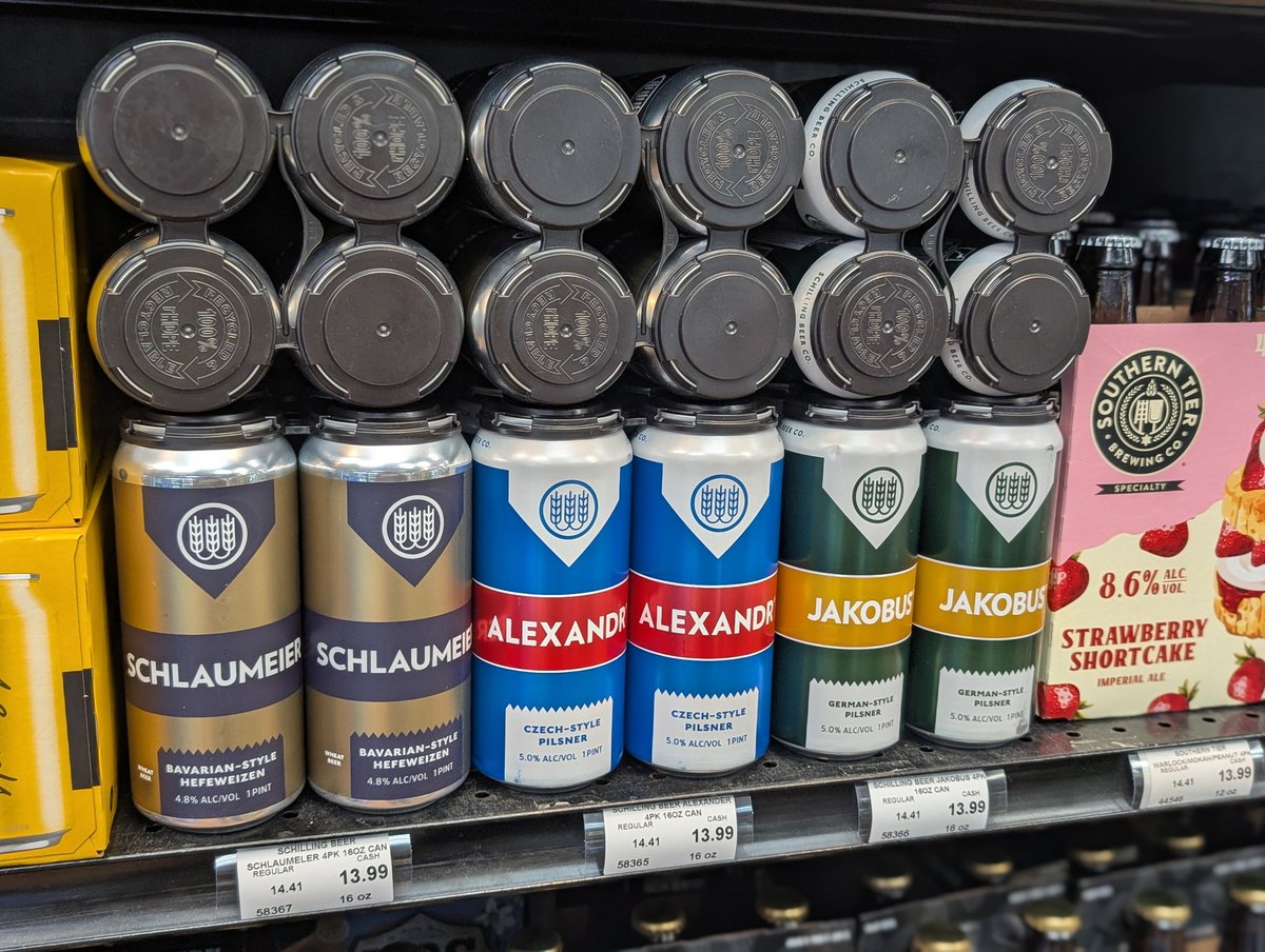 Other Half cans just dropped &amp; Schilling (European influenced brewery out of NH) is now available in GA!🙌🍻