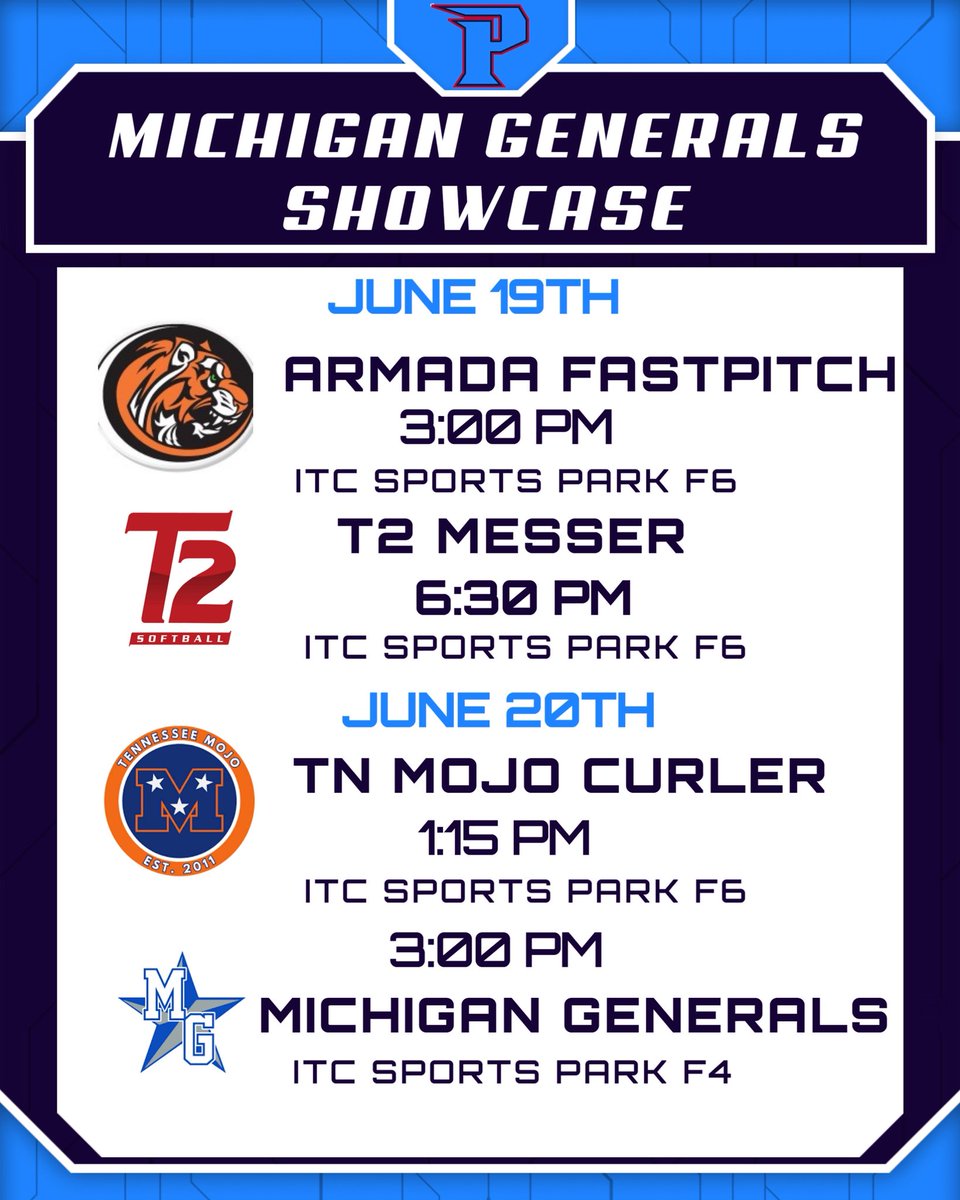 Detroit Prospects FP Chmielewski (@prospectsfp2829) on Twitter photo Back at it this weekend in a loaded pool out in Northville. Pool games on Thursday and Friday listed below. Bracket games on Saturday and Sunday. <a href="/SVSUsoftball/">SVSU Softball</a> <a href="/ClearySoftball/">Cleary Softball</a> <a href="/SoftballRecruit/">Softball Recruit 🥎</a> Back at it this weekend in a loaded pool out in Northville. Pool games on Thursday and Friday listed below. Bracket games on Saturday and Sunday. <a href="/SVSUsoftball/">SVSU Softball</a> <a href="/ClearySoftball/">Cleary Softball</a> <a href="/SoftballRecruit/">Softball Recruit 🥎</a>