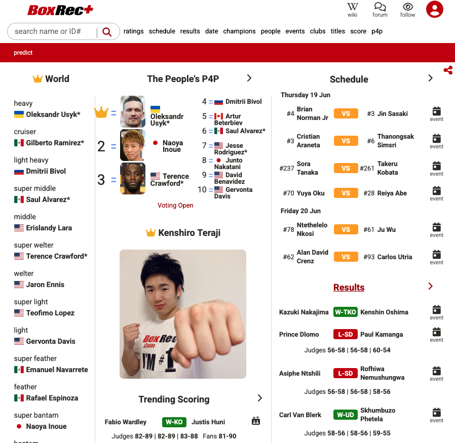 BoxingHistory's tweet image. Been a BoxRec+ subscriber for a while and I use it multiple times a day, every day. Other fight-tracking services have their advantages, but if we're talking boxing history, it has to be BoxRec. It's really that simple.