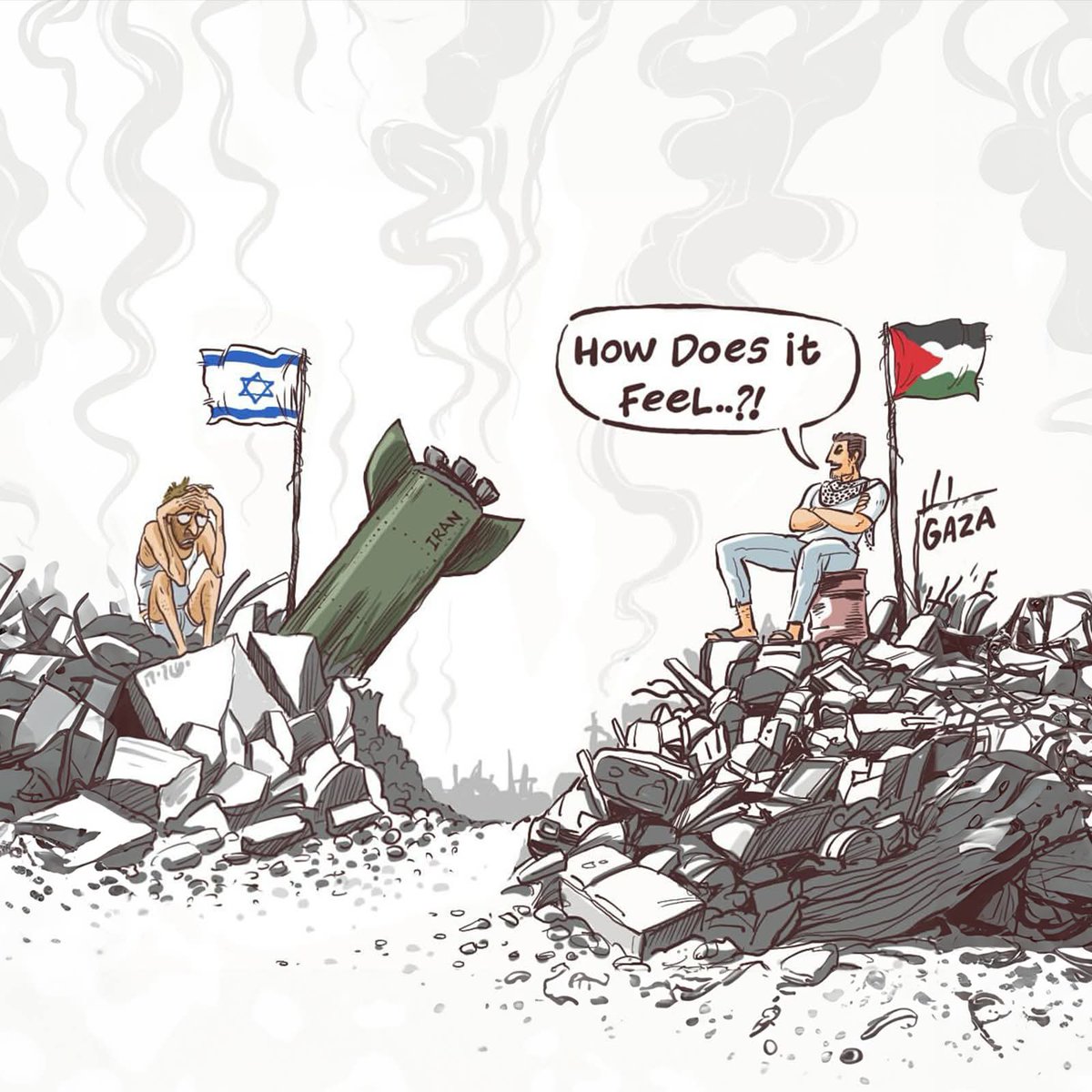 What goes around comes around! 
We support IRAN.
We Stand with PALESTINE