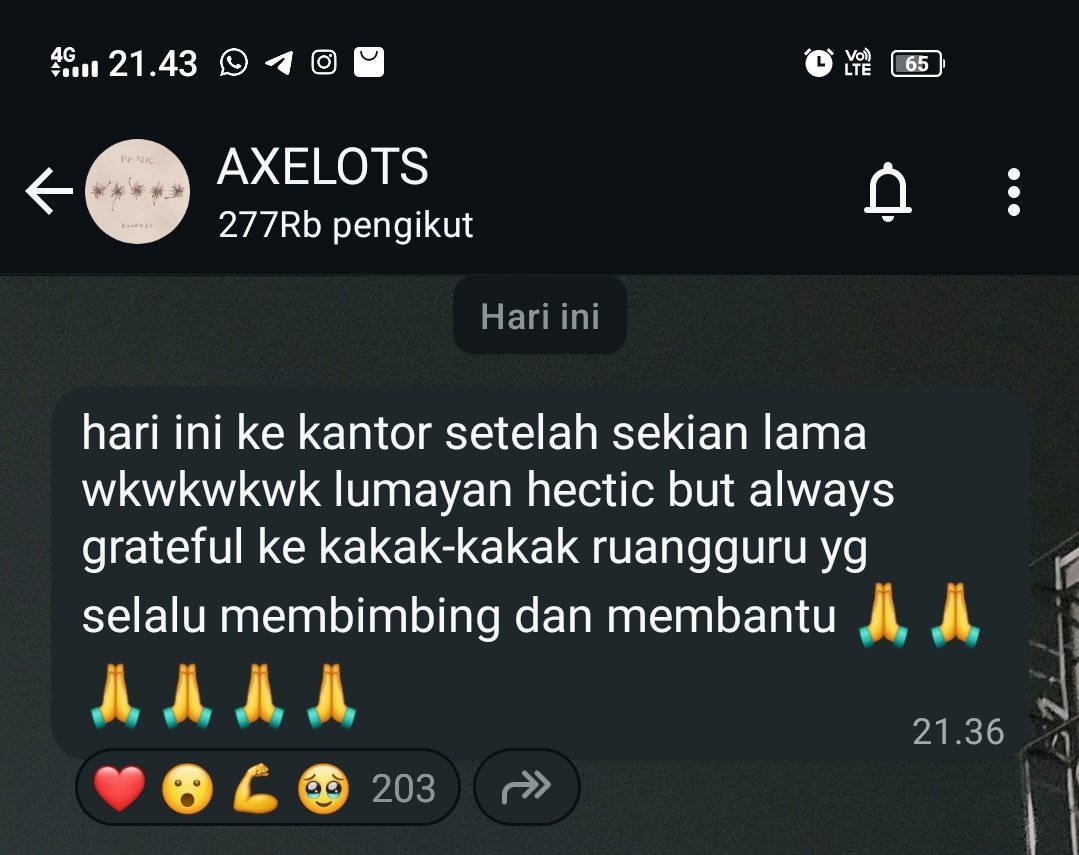 axelotsister's tweet photo. Cemangatt Terus Ya Acell🥰💗
Semoga dilancarkan selalu apapun itu, sehat dan bahagia selalu ya🤗🤍
#Axelots #Axelotsister https://t.co/nZrIsZi7kW