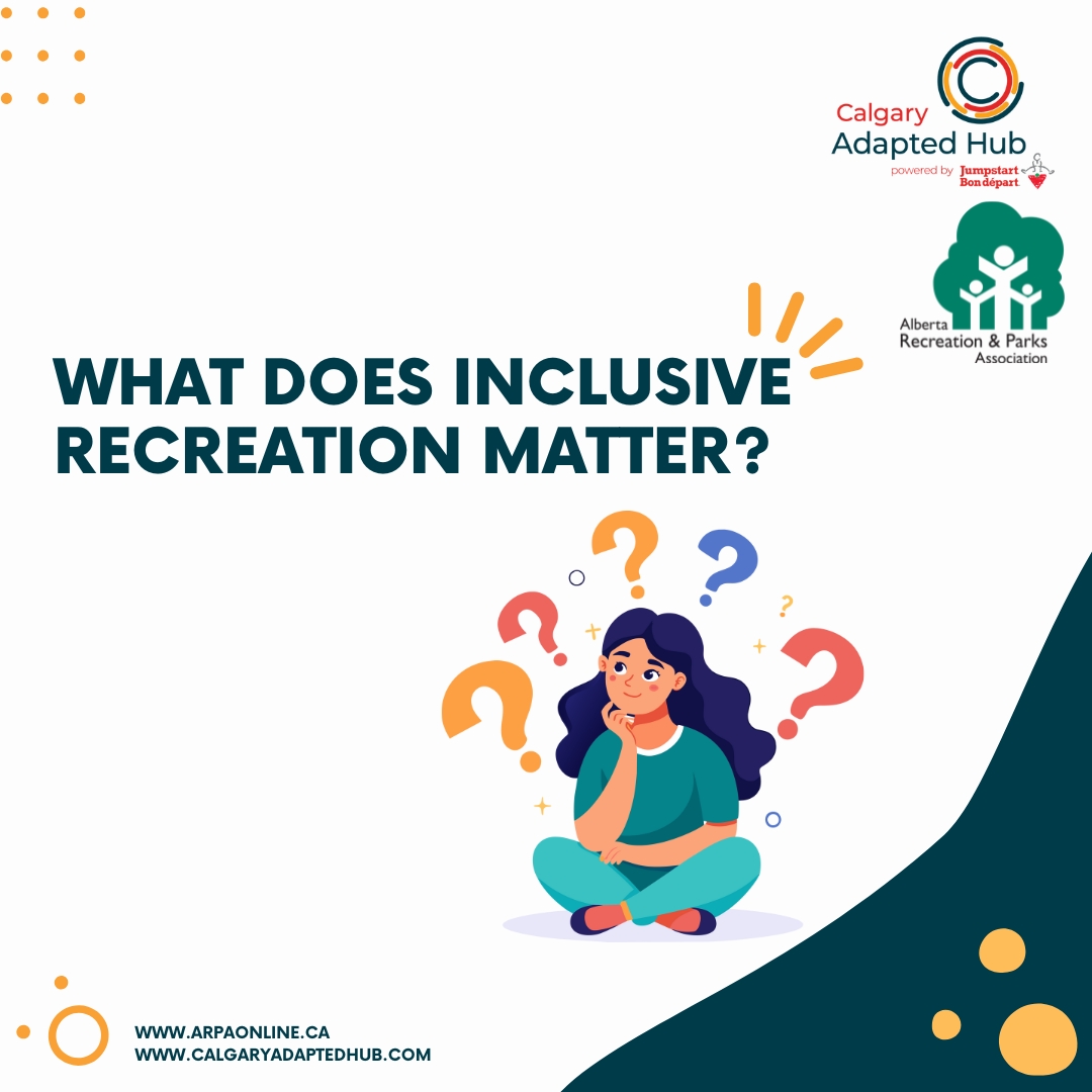 🟡 DAY 2 | INCLUSIVE RECREATION WEEK 🟡

Why does inclusive recreation matter?

Because everyone deserves to feel like they belong.
Because play, connection, and movement should never come with barriers.
Because recreation can change lives.