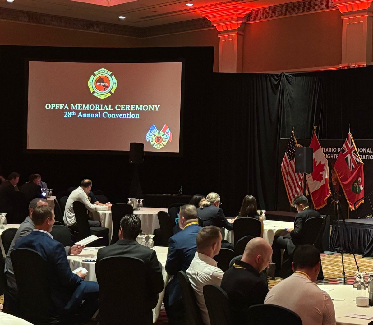 Last nights Memorial Ceremony at the 28th Annual Convention . A reminder of the ongoing important work happening to continue to reduce the names being read at this event.