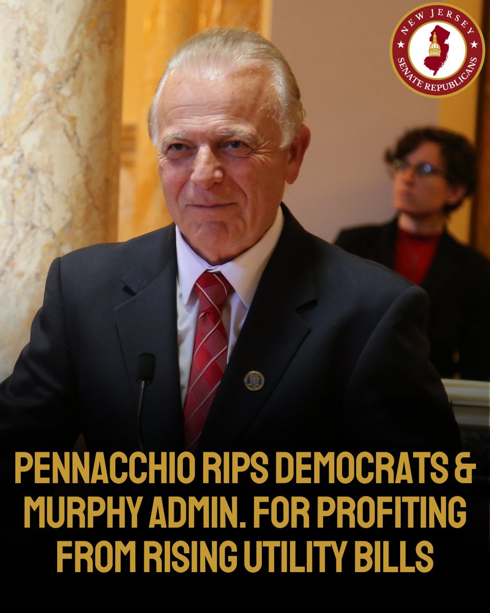 .@JoePennacchio: “NJ is expected to collect up to an $85 million windfall from fees applied to soaring utility bills this summer.

Sen. Tiver and I sponsor legislation that would return that money to NJ families. Unfortunately, Democrats have rejected our proposal for relief."