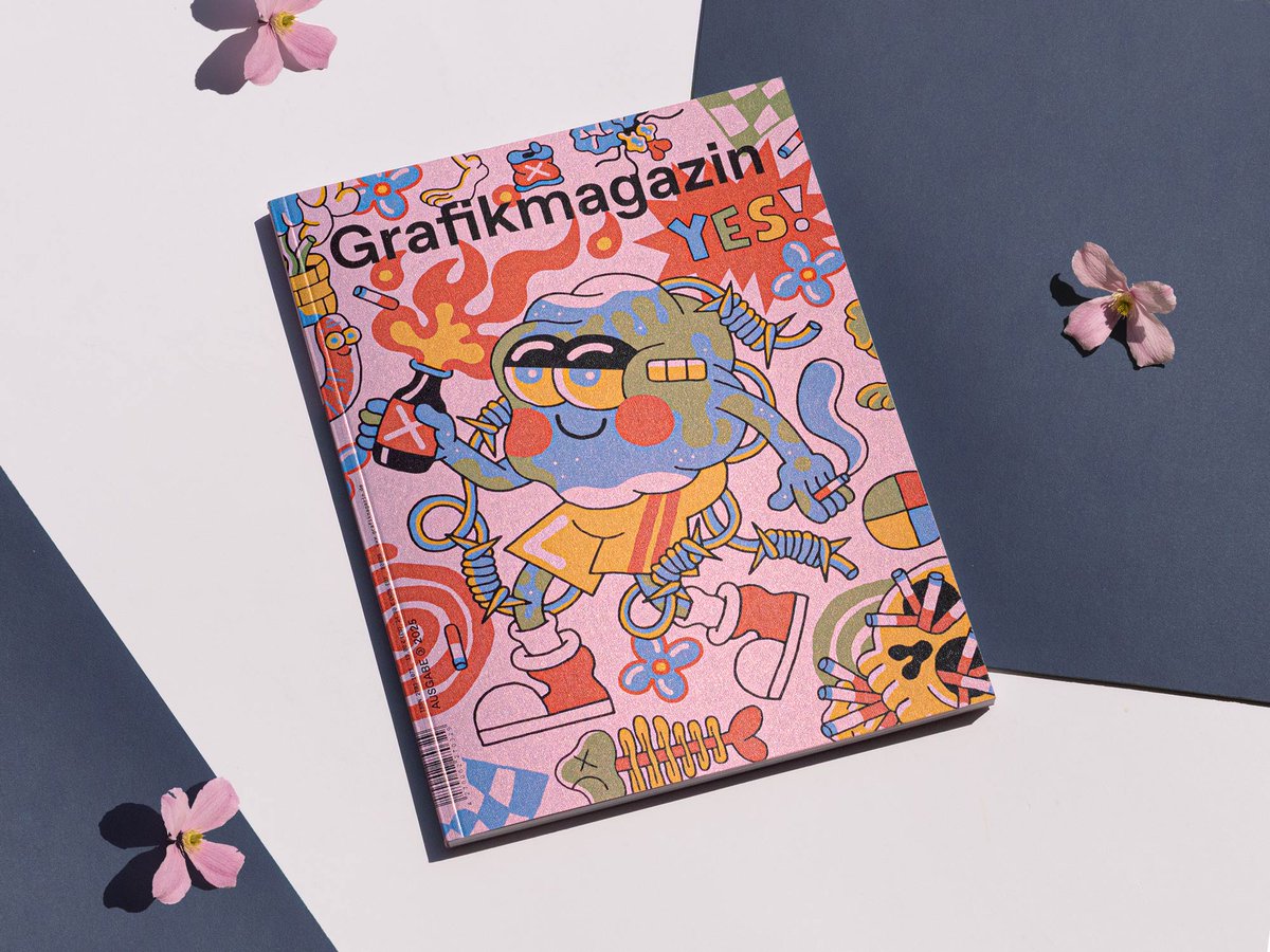 iframefonts's tweet photo. Our typeface AALTO is featured in the latest Grafikmagazin issue, dedicated to Festivals &amp; Events. Used throughout the magazine, AALTO brings structure and rhythm to the vibrant visuals including that bold cover by @sptsam. https://t.co/kfAsBVHzzL