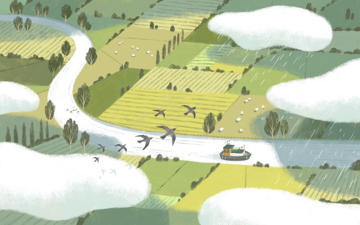 Bradford_Agents's tweet photo. "Endless Pastures" by @MaddieSketch ☁️

Available as: an author-illustrator or #illustrator

Focuses: picture books and board books (open to all #kidlit projects, including MG) 

Rep: @KaitlynLeann17 
Website: https://t.co/WLCHZzFWlZ  
#kidlitart #illustration https://t.co/nRJpNzhnLr