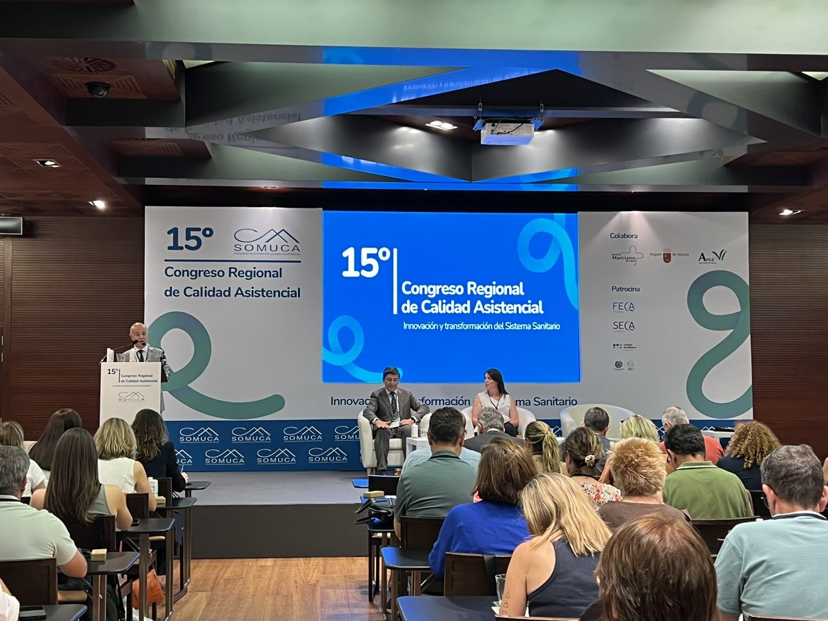 Arranca el 15º Congreso Regional de Calidad Asistencial “Innovación y transformación del Sistema Sanitario” en el que la @umhc y su presidente, Luis  Mesa del Castillo (<a href="/luis_mesadel/">Luis Mesa</a>), son parte del Comité organizador 

Enhorabuena SOMUCA, (<a href="/calidadmurcia/">SOMUCA</a>), por la organización