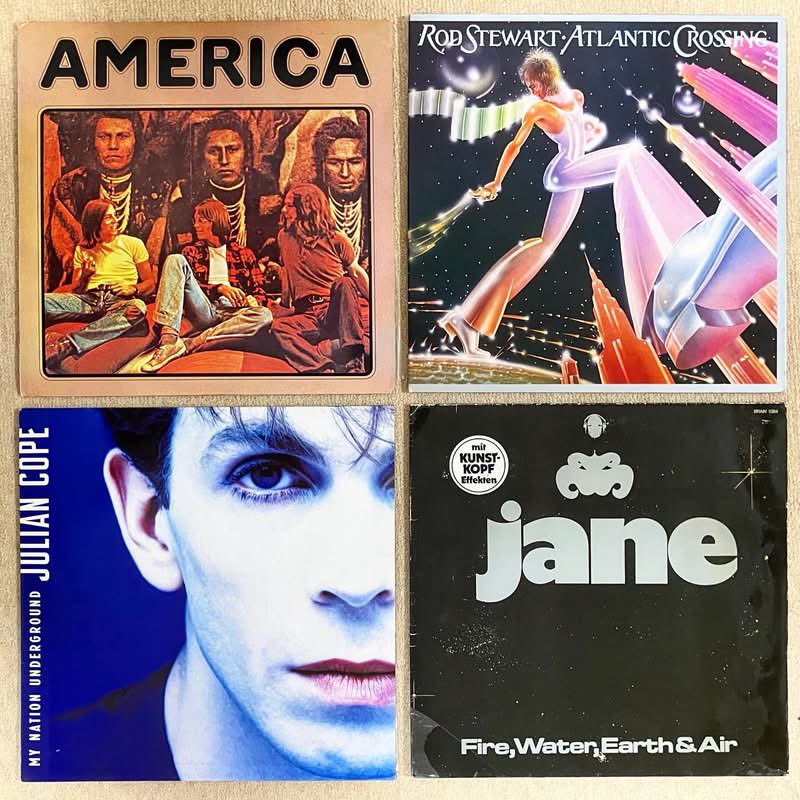 Records that I listened in these days. R.I.P. Sly and Brian. Some new arrivals to home. 

Lizard 
Sly &amp; The Family Stone
The Beach Boys ✖️2
America
Rod Stewart 
Julian Cope
Jane

#recordsthatilistenedinthesedays