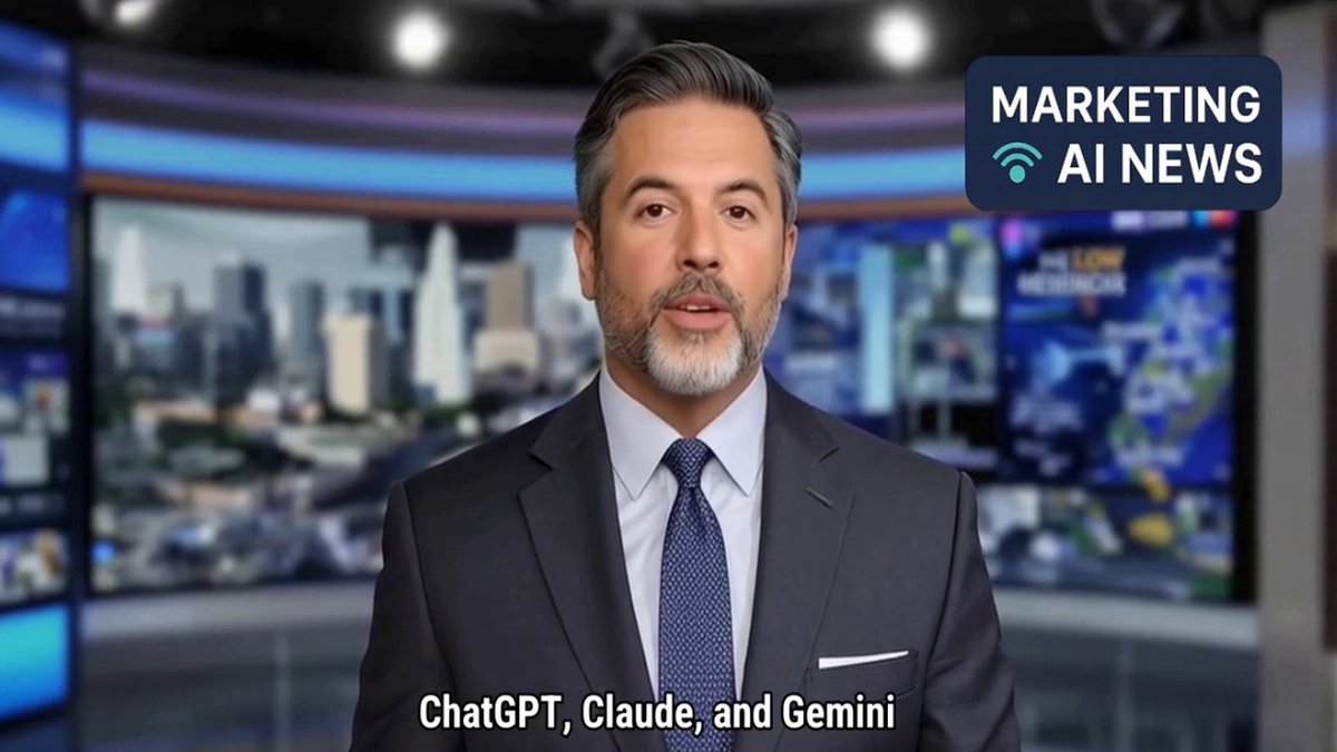I used @HeyGen_Official to create this AI-powered news brief to promote my post: “A CMO’s Guide to the AI Models Reshaping Marketing.”
- Full article here: lnkd.in/eVBNGy59
- LinkedIn article: lnkd.in/evNXTDp8
#CMO #MarketingAIinAction #MarketingAI