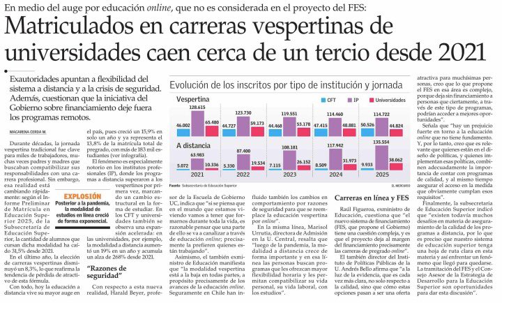 🗞️#prensaUCentral  l Nuestra Directora de Admisión Marisol Urrutia abordó la importa de ofrecer proyectos educativos flexibles.

🔗Revisa aquí su análisis  👉 bit.ly/4kMFP5W