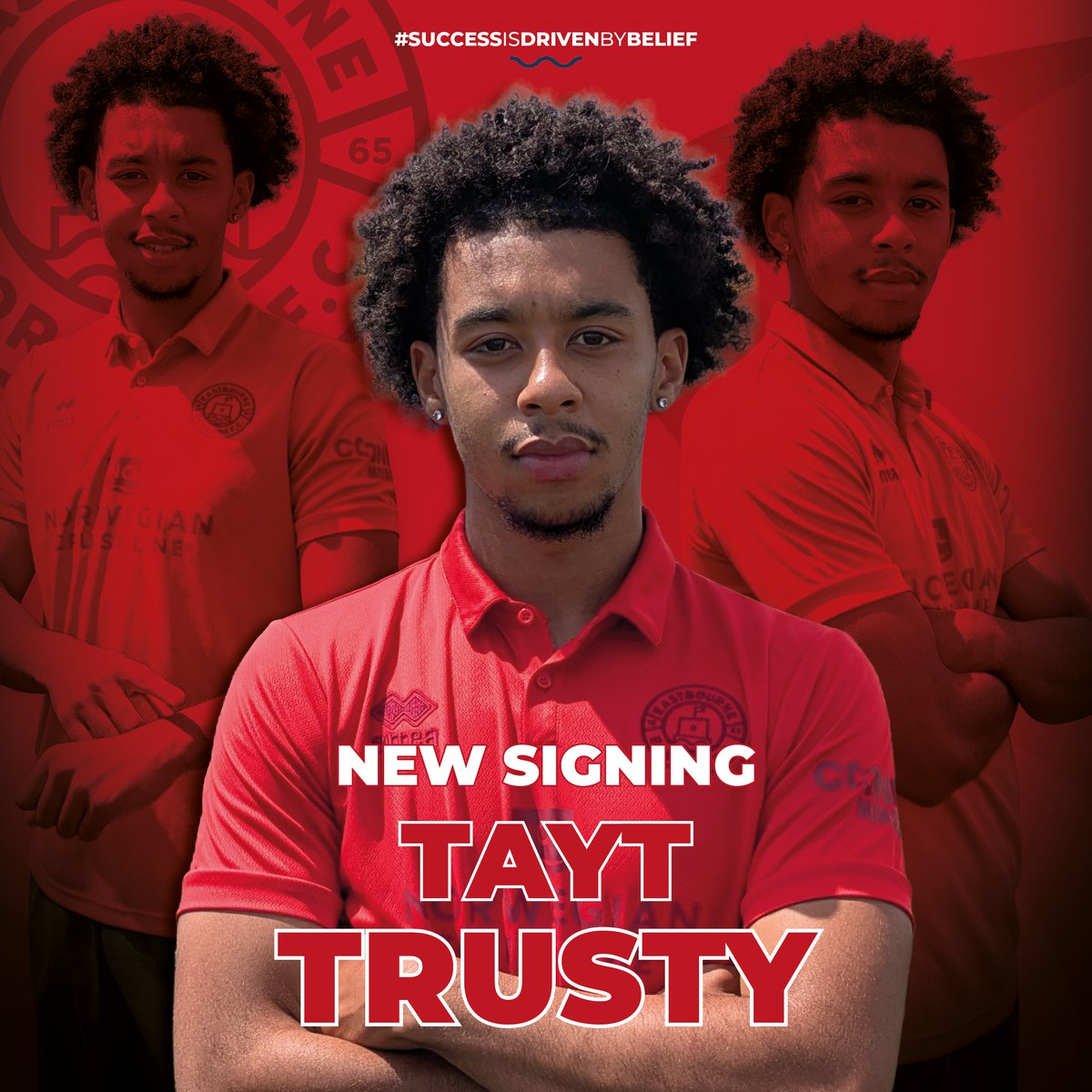 📝 Welcome to #EBFC, Tayt Trusty! 😍

The midfielder joins from Maidstone United and is Matt Gray's second new signing for The Sports 🤝

Great to have you on board, <a href="/Tl3mar23/">Tayt Trusty</a>! ❤️