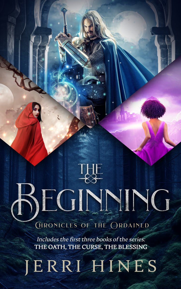 Discover a sweeping fantasy adventure entrenched in royal intrigue, powerful foes, and magical exploits:  The Beginning, First 3 Books of the Chronicles of the Ordained by Jerri Hines! Fantasy series, High Fantasy books amzn.to/3EDW8BE