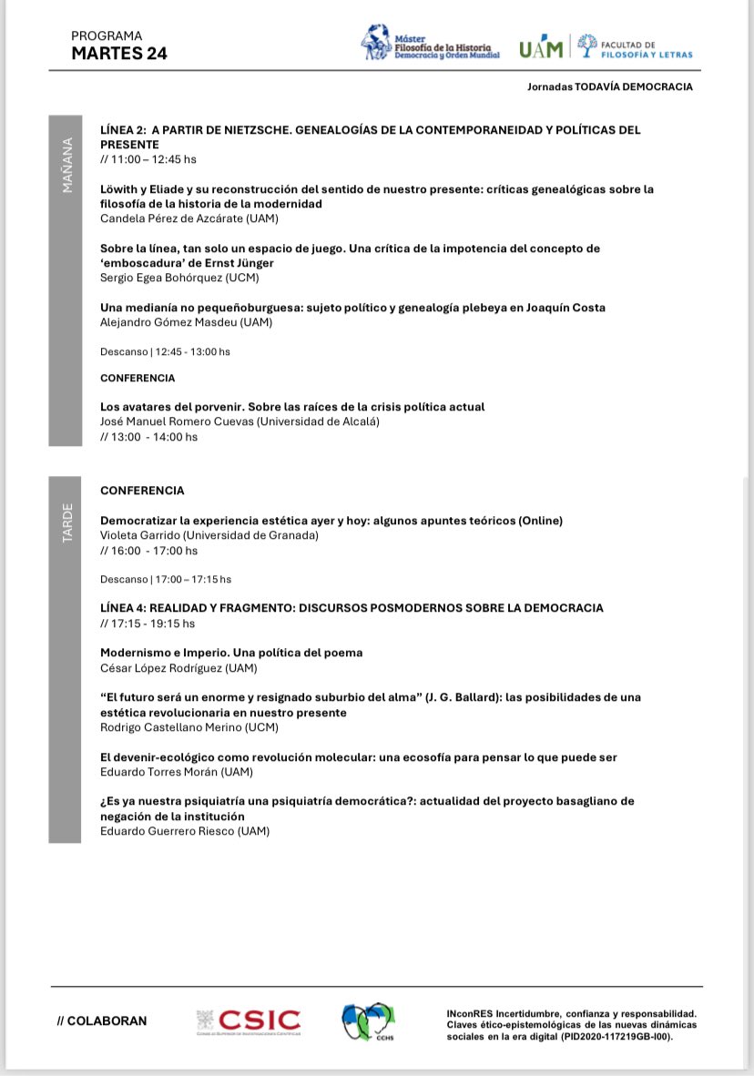 Máster en Filosofía tweet media