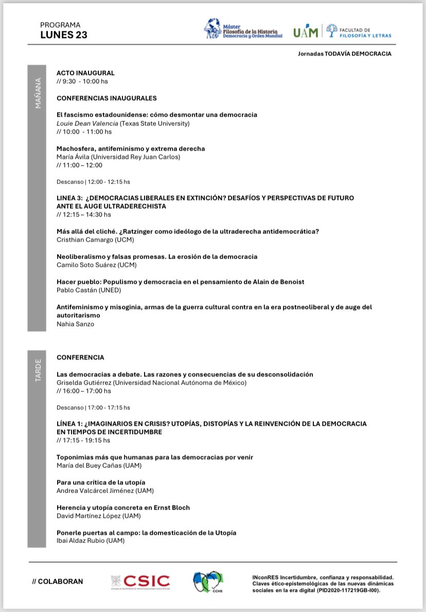 Máster en Filosofía tweet media