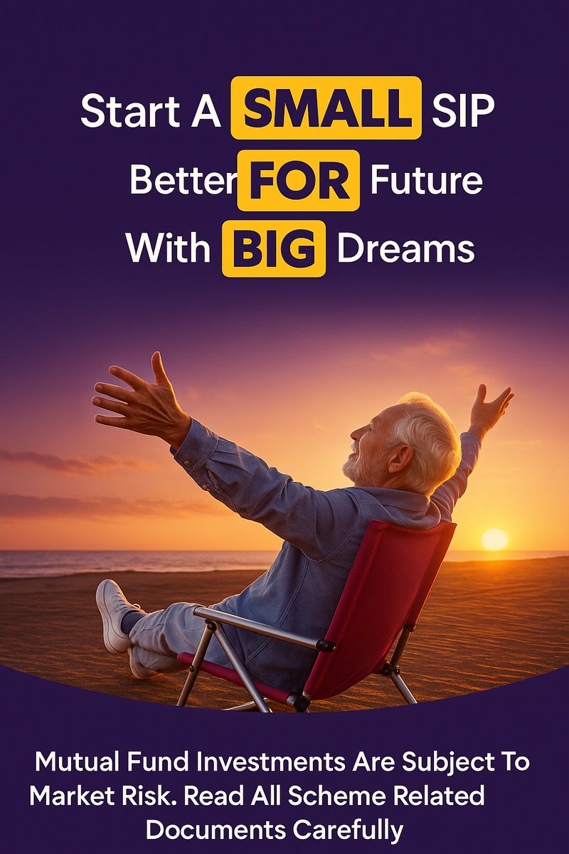 "घसरणारा बाजार... पण गुंतवणूकदारांसाठी सुवर्णसंधी!"

जर तुम्हाला म्युच्युअल फंड SIP सुरू करायची असेल आणि योग्य फंड निवडण्यात अडचण येत असेल, तर आम्ही आहोत तुमच्यासाठी!
📷 आजच तुमचे Demat Account उघडा आणि SIP गुंतवणुकीची सुरुवात करा.
📷 तुमच्या गुंतवणुकीसाठी मार्गदर्शन उपलब्ध आहे.