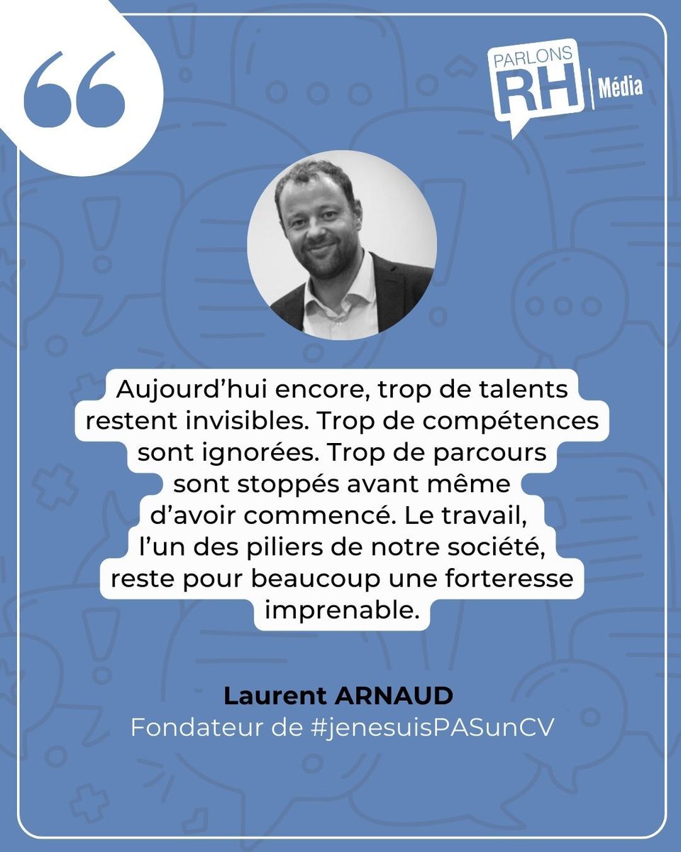 Et si le véritable frein, ce n’était pas le #handicap… mais le regard des autres ?

Dans cette tribune percutante, Laurent Arnaud, Fondateur de #jenesuisPASunCV , interpelle sur l’urgence de changer de perspective en entreprise. ➡ swll.to/bZgoKbQ