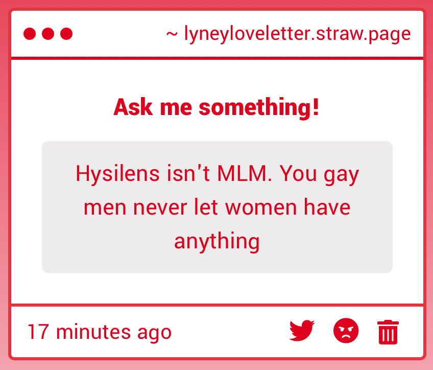 lyneyloveletter's tweet photo. well i never said she was ..??? i have the flag in my pfp because its pride month and im gay, nothing to do with her 😭 https://t.co/RoaLXIyVsI