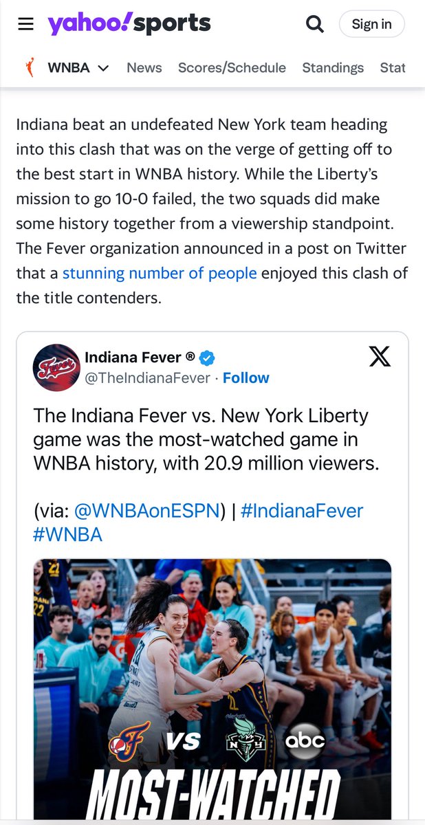 CDonnick1's tweet image. Yahoo Sports just completely sharing and spreading fake posts and chalking it up as real now.

Everything is totally fine guys