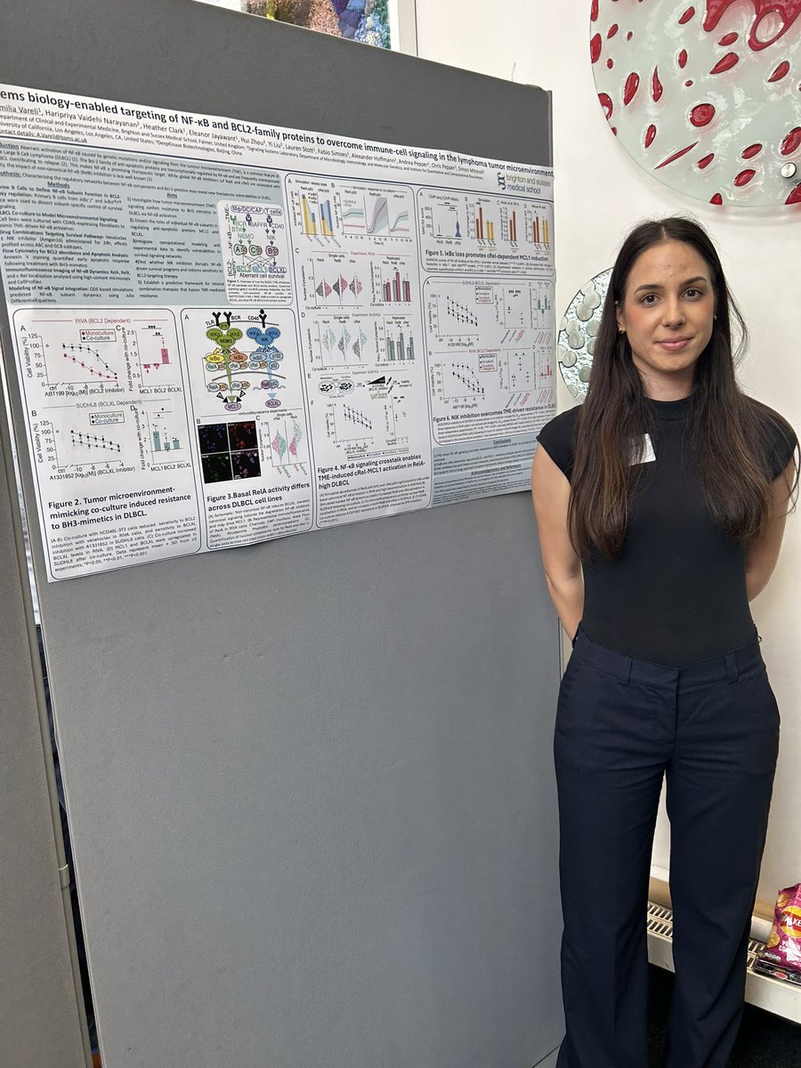 Sussex Blood Cancer Research (@sussex_bcr) on Twitter photo ….. and some fantastic poster presentations from ECR community with PhD students Aimilia Vareli from <a href="/SiFTW/">Simon Mitchell</a> group in <a href="/BSMSMedSchool/">BSMS</a> and Chris Alamniotis from <a href="/erikamancini10/">erika mancini</a> group in <a href="/SussexLifeSci/">Sussex Life Sciences</a> ….. and some fantastic poster presentations from ECR community with PhD students Aimilia Vareli from <a href="/SiFTW/">Simon Mitchell</a> group in <a href="/BSMSMedSchool/">BSMS</a> and Chris Alamniotis from <a href="/erikamancini10/">erika mancini</a> group in <a href="/SussexLifeSci/">Sussex Life Sciences</a>