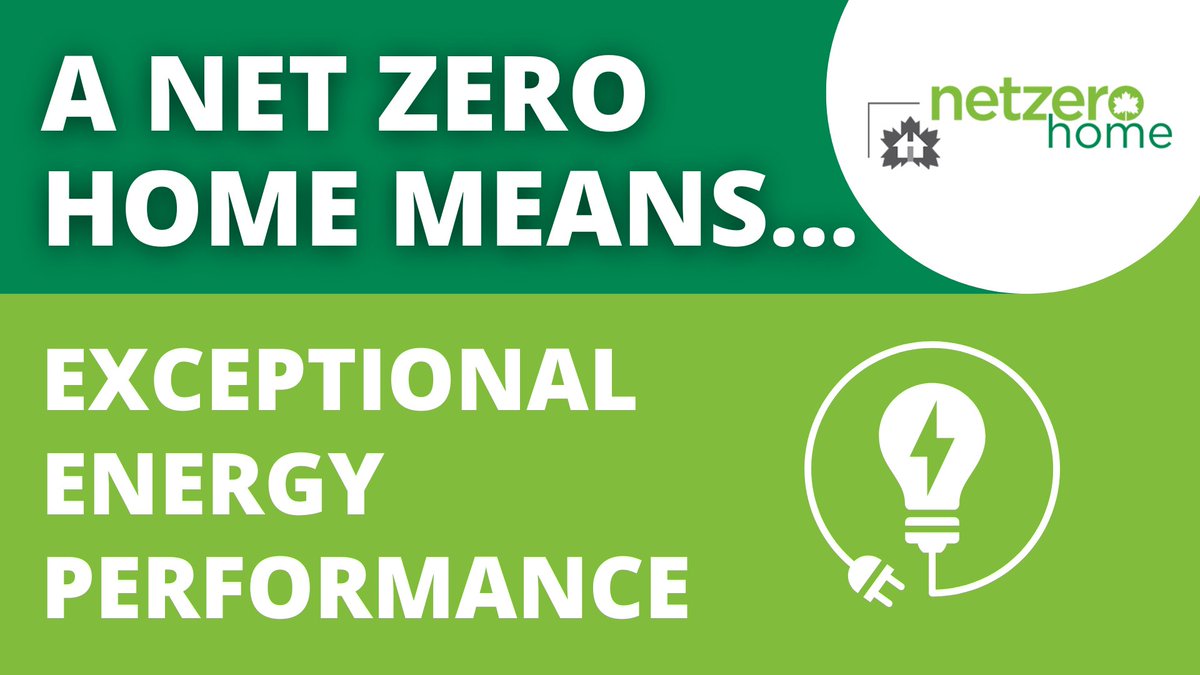 💡 A #NetZero Home means exceptional energy performance and the ultimate in comfort. Find out why it's a smart choice for home buyers and homeowners across Canada at chba.ca/net-zero

#CHBANetZero
