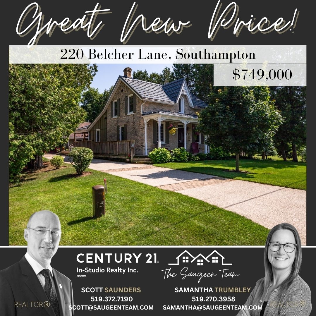 SaugeenTeam's tweet photo. 💥 Great New Price! 💥⁠
⁠
220 Belcher Lane, Southampton - with Studio!
⁠
$749,000⁠
🛌 3 Bedrooms⁠
🛀 3 Bathrooms⁠
🏠️ Approx 1,736 sqft⁠
🏡 60Ft x 112.17Ft Private Lot⁠
⁠
For more information, https://t.co/edahb9xJjy
⁠ https://t.co/e64jxzOm8e