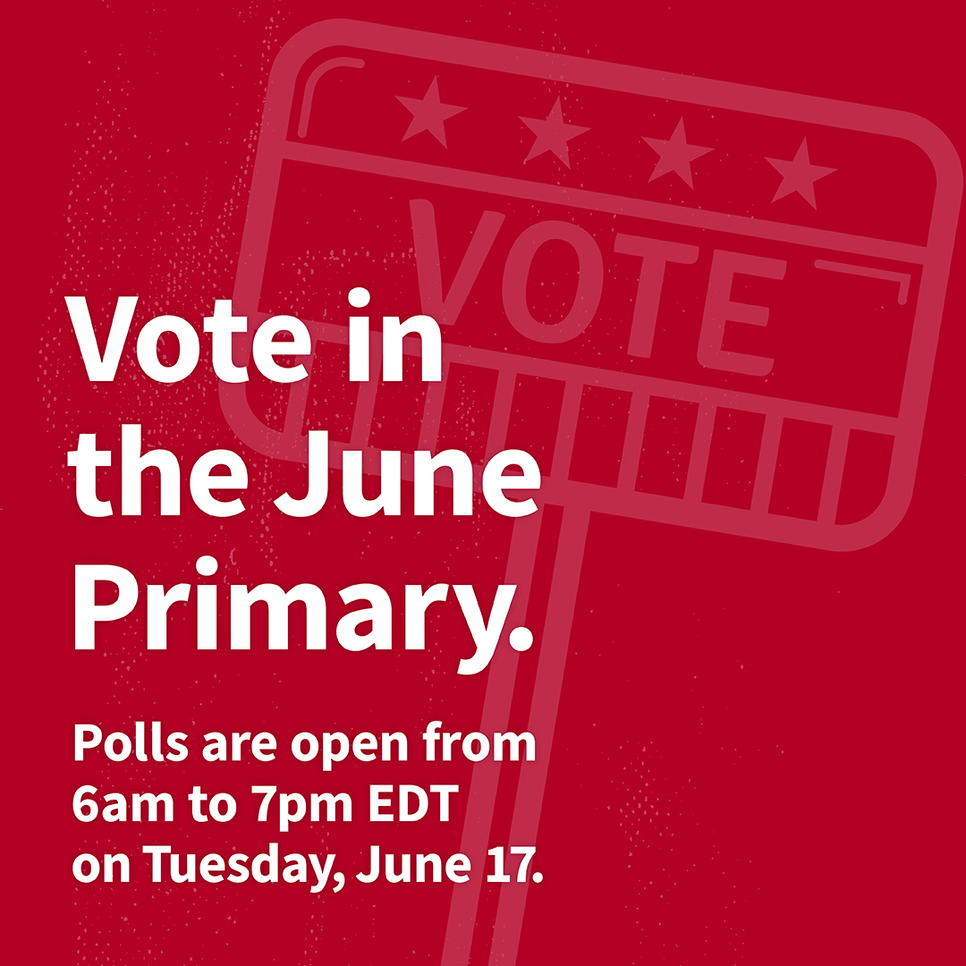 Vote before the polls close, Virginia. Polls are open 6am - 7pm on Tuesday, June 17. Bring valid ID that matches your voter registration. Visit Vote.Virginia.gov to find your polling location. #VaElections2025 #VAisForVoters #EveryElectionCounts
