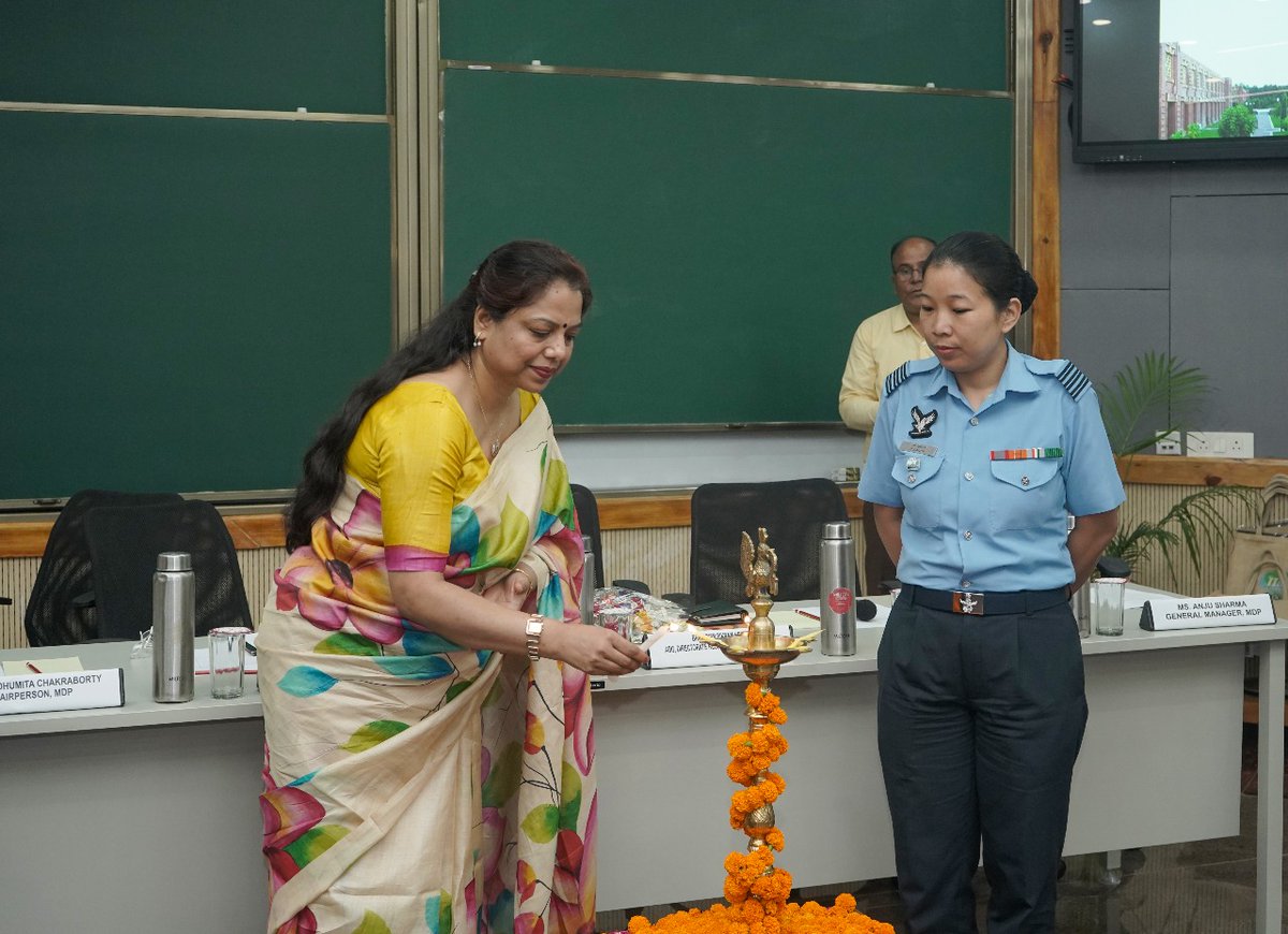 IIML's tweet photo. IIM Lucknow welcomes the 33rd DGMP batch
The 33rd batch of the General Management Programme for Defence Officers (DGMP) has commenced at IIM Lucknow, with 37 distinguished officers embarking on their transition from military service to corporate leadership.
#IIMLucknow #DGMP https://t.co/zTcbYUE5As