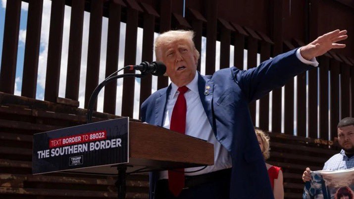 RedmondRebel's tweet photo. 🚨 Trump’s immigration crackdown works! ~1M illegal aliens self-deported. 🇺🇸

✅ Fewer immigrants = higher wages ($36.24/hr in May) 

✅ Self-deportation saves 70% vs. ICE raids
#Immigration #Trump https://t.co/zZ4KsS7HXE