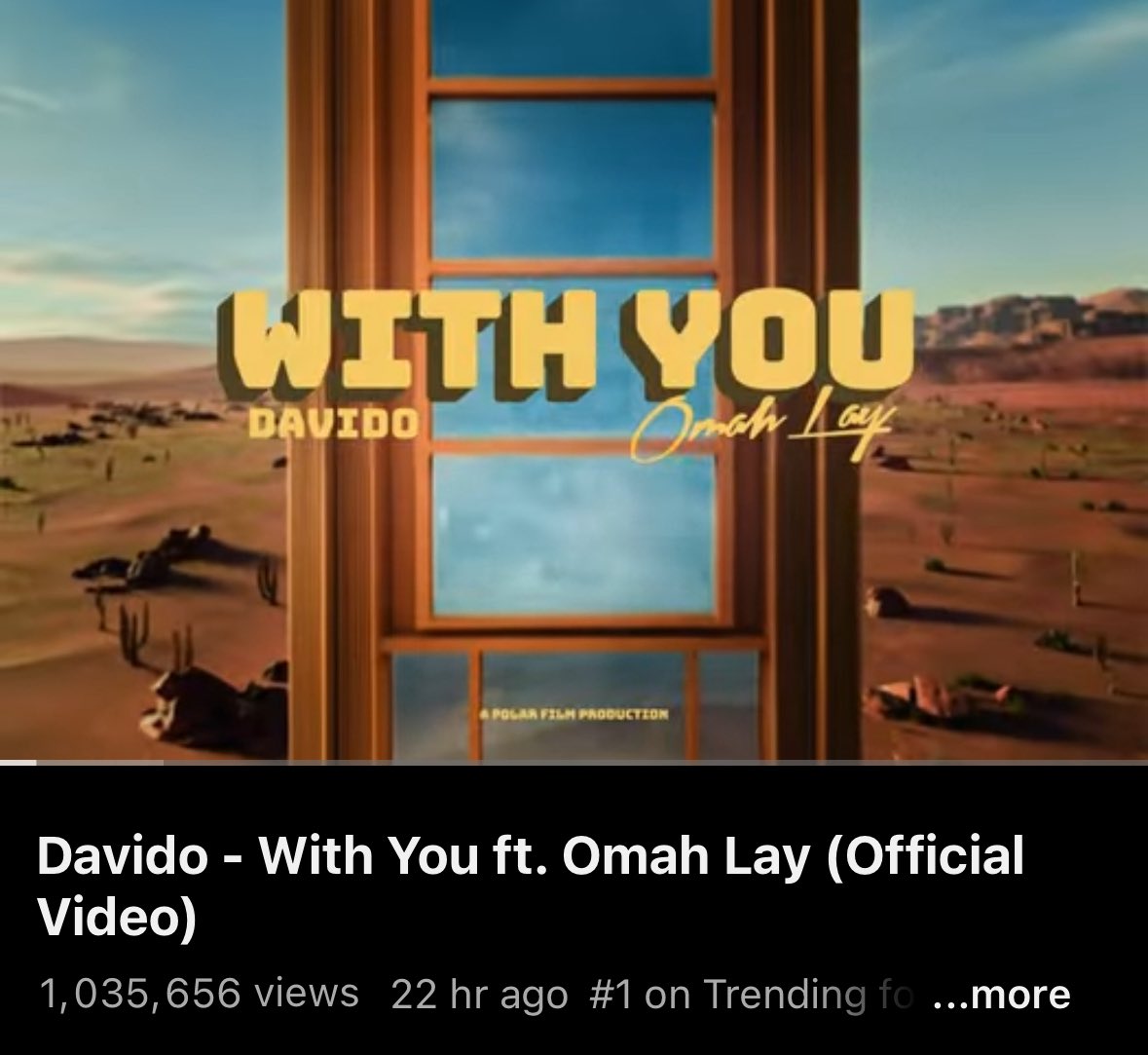 abazwhyllzz's tweet photo. Davido becomes the first musician in the world to reach 1 million views on YouTube under 24 hours in 2025❤️🐐 https://t.co/NrLJY13lDz