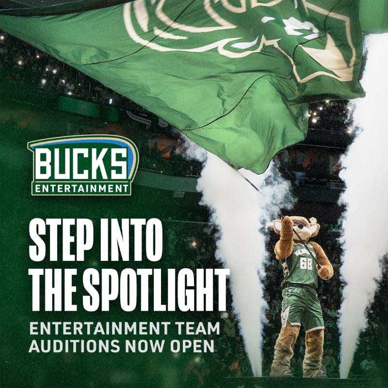 Bucks's tweet photo. Registration is now open for Bucks Entertainment auditions!