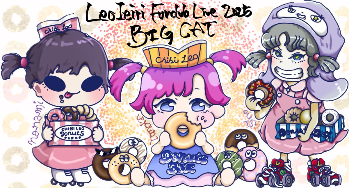 timleon1222's tweet photo. #家入レオお絵描き部
#家入レオ #チビレオ
#FCtour
@nanami40034007
@sho_leoieiri
ついに1週間!
お二方とコラボ作品です!
みんなの個性が出てて良き🙆♀️🙆♀️🙆♀️
素敵なご縁に感謝🙏 https://t.co/WOxNuFqdvK