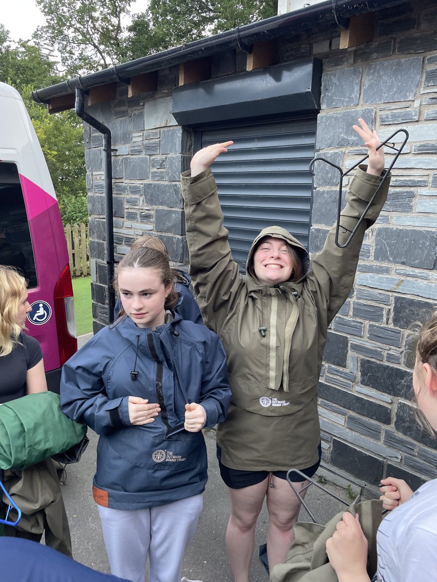 The new CHS Pupil Leadership group team building in Aberdovey.