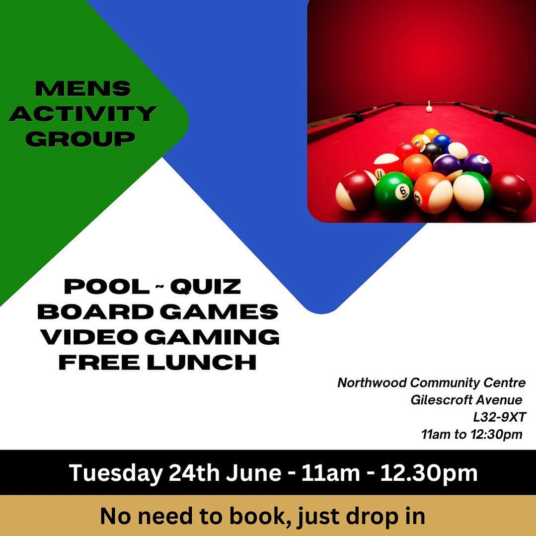 Mens Activity group Northwood community centre!