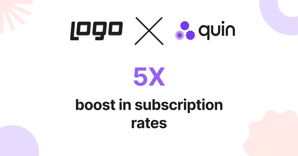 TheQuinAI's tweet photo. 🚀 5X increase in subscription rates.
📉 Zero disruption to the user experience.

Logo boosted sign-ups by re-engaging just 7% of visitors with smart, respectful prompts powered by Quin AI.

👀See how: https://t.co/XUnVfN2xql 

#BehavioralAI #Personalization #CustomerExperience https://t.co/CdoEnGNF9V
