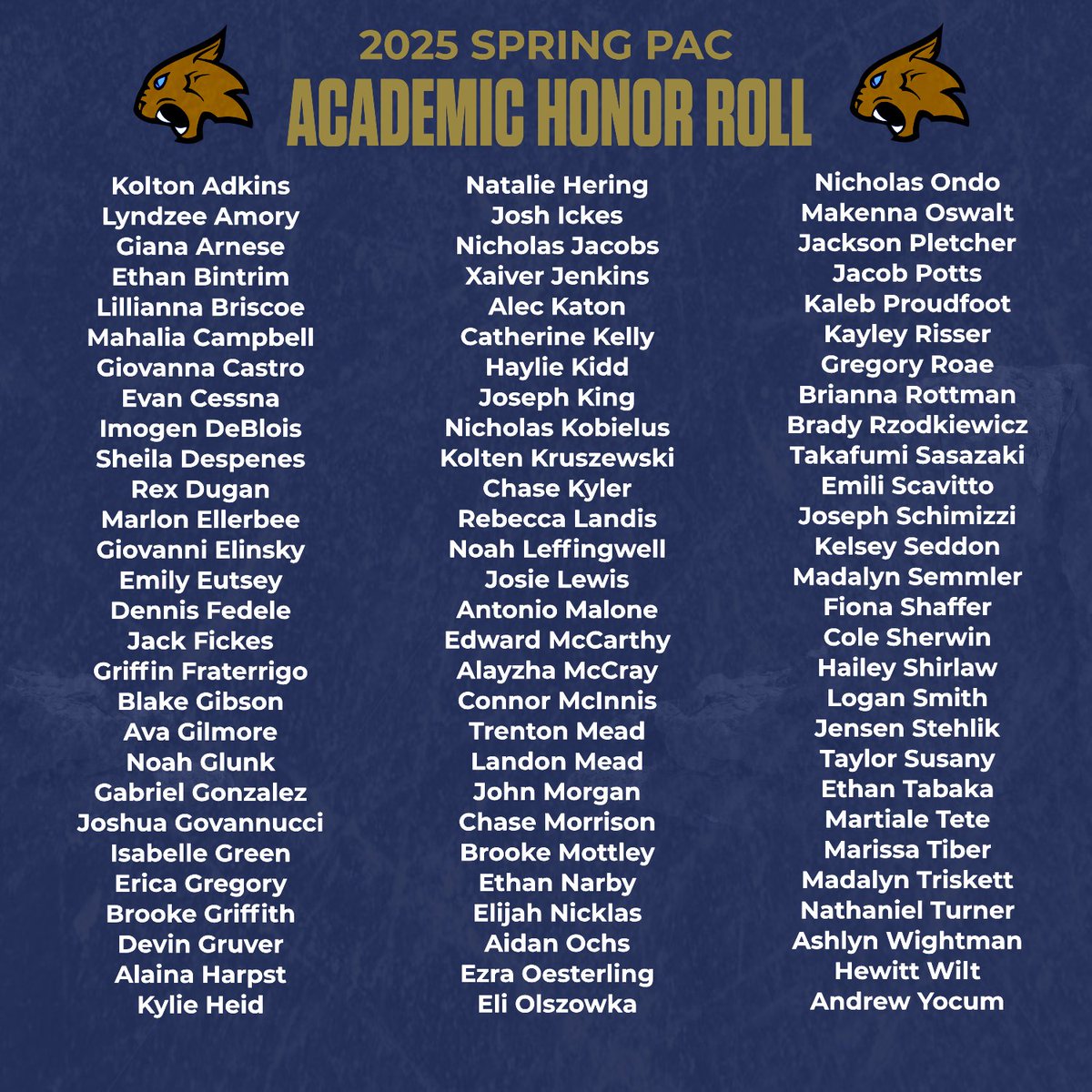 Thiel Athletics (@thielathletics) on Twitter photo 📖𝙋𝘼𝘾 𝙎𝙋𝙍𝙄𝙉𝙂 𝘼𝘾𝘼𝘿𝙀𝙈𝙄𝘾 𝙃𝙊𝙉𝙊𝙍 𝙍𝙊𝙇𝙇📖
Congrats to our 84 student-athletes named to the PAC Academic Honor Roll!
🔗thielathletics.com/news/2025/6/17…
#TomcatPride | <a href="/PAC_Athletics/">Presidents’ Athletic Conference</a> 📖𝙋𝘼𝘾 𝙎𝙋𝙍𝙄𝙉𝙂 𝘼𝘾𝘼𝘿𝙀𝙈𝙄𝘾 𝙃𝙊𝙉𝙊𝙍 𝙍𝙊𝙇𝙇📖
Congrats to our 84 student-athletes named to the PAC Academic Honor Roll!
🔗thielathletics.com/news/2025/6/17…
#TomcatPride | <a href="/PAC_Athletics/">Presidents’ Athletic Conference</a>